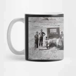 Oregon or Bust, 1936. Vintage Photo Mug